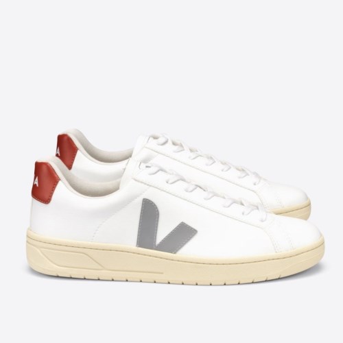 Veja Urca CWL Mens Trainers White/Grey/Red UK 84979